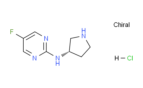 CAS No. 1264038-84-7, (S)-5-Fluoro-N-(pyrrolidin-3-yl)pyrimidin-2-amine hydrochloride