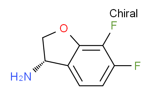 CAS No. 1259857-64-1, (S)-6,7-Difluoro-2,3-dihydrobenzofuran-3-amine