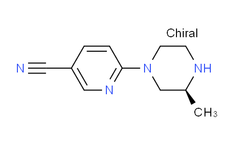 CAS No. 1057682-03-7, (S)-6-(3-Methylpiperazin-1-yl)nicotinonitrile