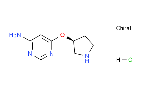 CAS No. 1354000-08-0, (S)-6-(Pyrrolidin-3-yloxy)pyrimidin-4-amine hydrochloride