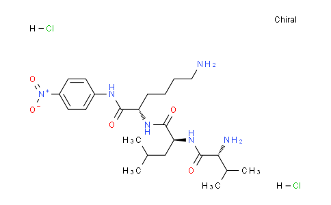 CAS No. 62354-43-2, (S)-6-Amino-2-((S)-2-((R)-2-amino-3-methylbutanamido)-4-methylpentanamido)-N-(4-nitrophenyl)hexanamide dihydrochloride