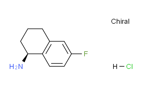 CAS No. 1373232-27-9, (S)-6-Fluoro-1,2,3,4-tetrahydronaphthalen-1-amine hydrochloride
