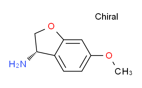 CAS No. 1034926-63-0, (S)-6-Methoxy-2,3-dihydrobenzofuran-3-amine