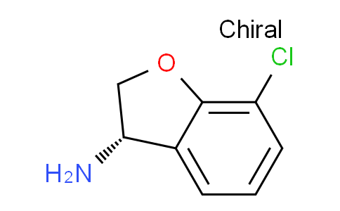 CAS No. 1228550-53-5, (S)-7-Chloro-2,3-dihydrobenzofuran-3-amine