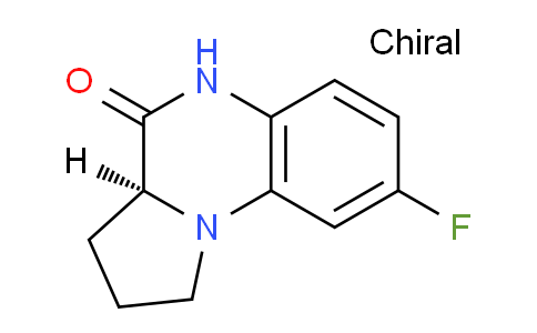 CAS No. 479677-42-4, (S)-8-Fluoro-1,2,3,3a-tetrahydropyrrolo[1,2-a]quinoxalin-4(5H)-one