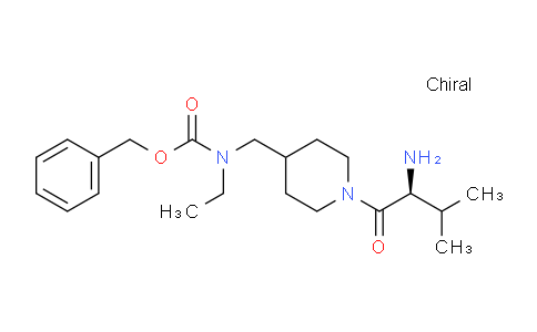 CAS No. 1354002-23-5, (S)-Benzyl ((1-(2-amino-3-methylbutanoyl)piperidin-4-yl)methyl)(ethyl)carbamate
