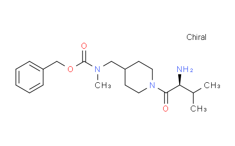 CAS No. 1354007-82-1, (S)-Benzyl ((1-(2-amino-3-methylbutanoyl)piperidin-4-yl)methyl)(methyl)carbamate