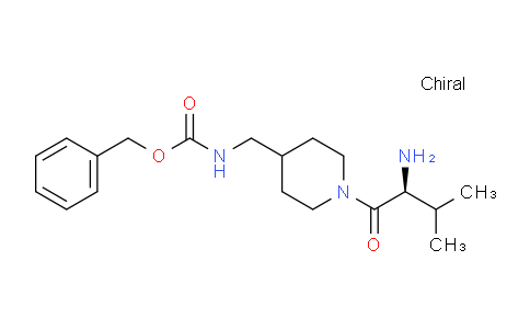 CAS No. 1354009-36-1, (S)-Benzyl ((1-(2-amino-3-methylbutanoyl)piperidin-4-yl)methyl)carbamate