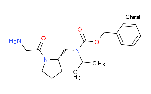 CAS No. 1354009-28-1, (S)-Benzyl ((1-(2-aminoacetyl)pyrrolidin-2-yl)methyl)(isopropyl)carbamate
