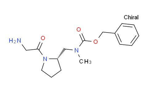 CAS No. 1354014-95-1, (S)-Benzyl ((1-(2-aminoacetyl)pyrrolidin-2-yl)methyl)(methyl)carbamate