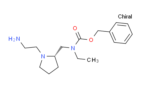 CAS No. 1354003-60-3, (S)-Benzyl ((1-(2-aminoethyl)pyrrolidin-2-yl)methyl)(ethyl)carbamate
