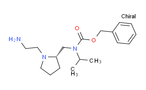 CAS No. 1354017-36-9, (S)-Benzyl ((1-(2-aminoethyl)pyrrolidin-2-yl)methyl)(isopropyl)carbamate