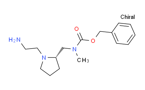 CAS No. 1354001-77-6, (S)-Benzyl ((1-(2-aminoethyl)pyrrolidin-2-yl)methyl)(methyl)carbamate