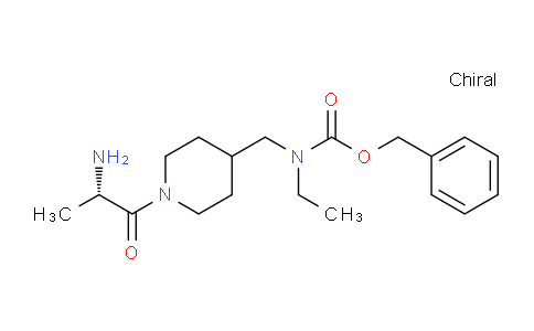 CAS No. 1353994-99-6, (S)-Benzyl ((1-(2-aminopropanoyl)piperidin-4-yl)methyl)(ethyl)carbamate
