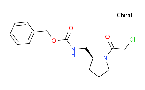 CAS No. 1354006-75-9, (S)-Benzyl ((1-(2-chloroacetyl)pyrrolidin-2-yl)methyl)carbamate