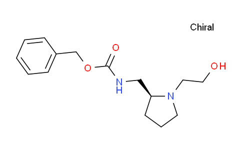 CAS No. 1354008-37-9, (S)-Benzyl ((1-(2-hydroxyethyl)pyrrolidin-2-yl)methyl)carbamate