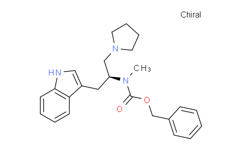 CAS No. 675602-66-1, (S)-Benzyl (1-(1H-indol-3-yl)-3-(pyrrolidin-1-yl)propan-2-yl)(methyl)carbamate