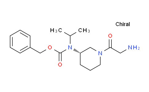 CAS No. 1354006-86-2, (S)-Benzyl (1-(2-aminoacetyl)piperidin-3-yl)(isopropyl)carbamate