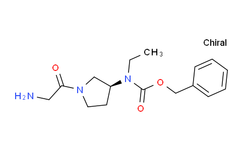 CAS No. 1354008-94-8, (S)-Benzyl (1-(2-aminoacetyl)pyrrolidin-3-yl)(ethyl)carbamate