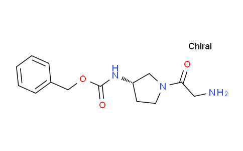 CAS No. 1354000-69-3, (S)-Benzyl (1-(2-aminoacetyl)pyrrolidin-3-yl)carbamate