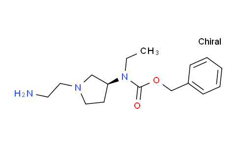 CAS No. 1354002-83-7, (S)-Benzyl (1-(2-aminoethyl)pyrrolidin-3-yl)(ethyl)carbamate