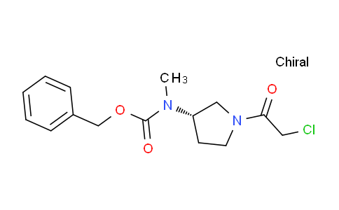 CAS No. 1354003-11-4, (S)-Benzyl (1-(2-chloroacetyl)pyrrolidin-3-yl)(methyl)carbamate
