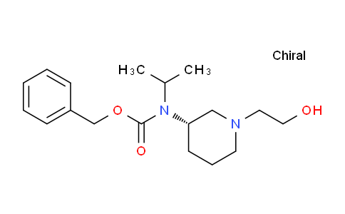CAS No. 1354019-06-9, (S)-Benzyl (1-(2-hydroxyethyl)piperidin-3-yl)(isopropyl)carbamate