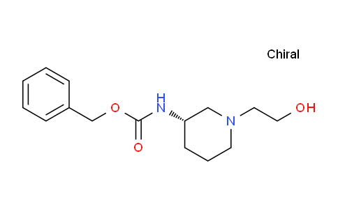 CAS No. 1353993-05-1, (S)-Benzyl (1-(2-hydroxyethyl)piperidin-3-yl)carbamate