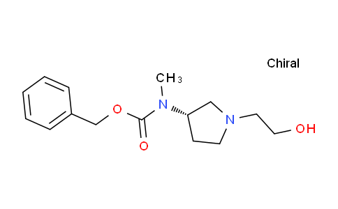CAS No. 1353993-09-5, (S)-Benzyl (1-(2-hydroxyethyl)pyrrolidin-3-yl)(methyl)carbamate