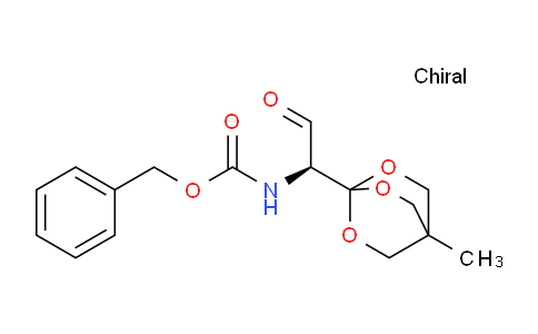 CAS No. 183671-34-3, (S)-Benzyl (1-(4-methyl-2,6,7-trioxabicyclo[2.2.2]octan-1-yl)-2-oxoethyl)carbamate