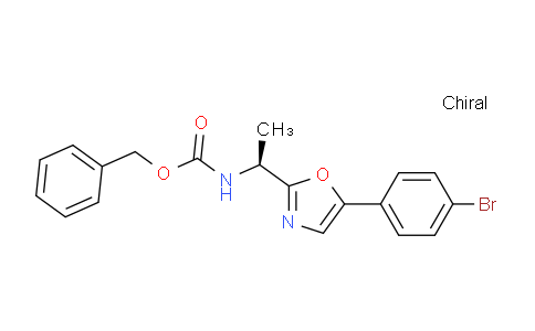 CAS No. 1956437-94-7, (S)-Benzyl (1-(5-(4-bromophenyl)oxazol-2-yl)ethyl)carbamate