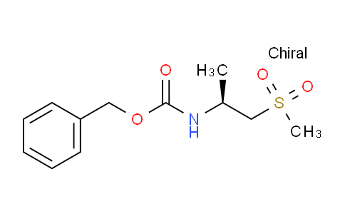 CAS No. 1341040-10-5, (S)-Benzyl (1-(methylsulfonyl)propan-2-yl)carbamate