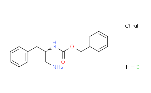 CAS No. 146552-73-0, (S)-Benzyl (1-amino-3-phenylpropan-2-yl)carbamate hydrochloride