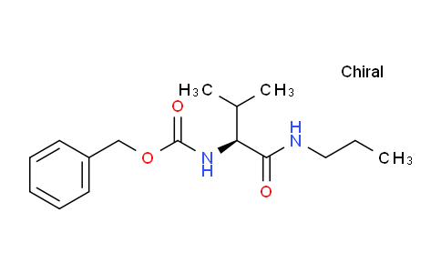 CAS No. 861904-21-4, (S)-Benzyl (3-methyl-1-oxo-1-(propylamino)butan-2-yl)carbamate