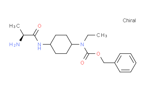 CAS No. 1354019-17-2, (S)-Benzyl (4-(2-aminopropanamido)cyclohexyl)(ethyl)carbamate