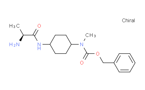 CAS No. 1354016-23-1, (S)-Benzyl (4-(2-aminopropanamido)cyclohexyl)(methyl)carbamate