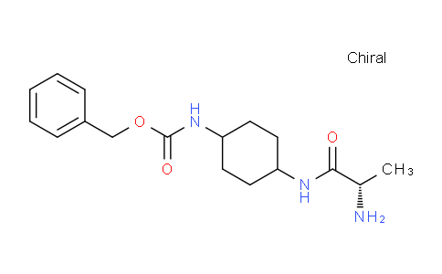 CAS No. 1354015-30-7, (S)-Benzyl (4-(2-aminopropanamido)cyclohexyl)carbamate