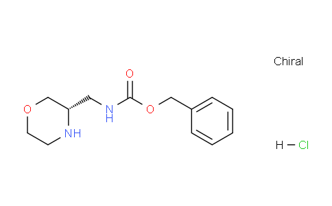 CAS No. 1312161-63-9, (S)-Benzyl (morpholin-3-ylmethyl)carbamate hydrochloride