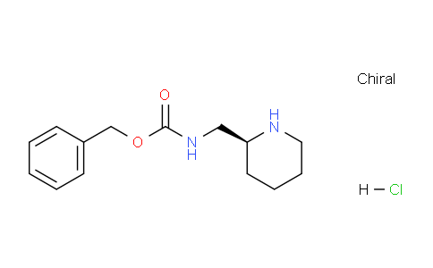 CAS No. 1217807-36-7, (S)-Benzyl (piperidin-2-ylmethyl)carbamate hydrochloride