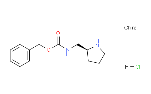 CAS No. 1033245-45-2, (S)-Benzyl (pyrrolidin-2-ylmethyl)carbamate hydrochloride