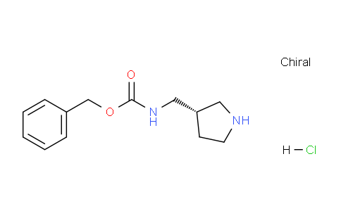 CAS No. 1217634-53-1, (S)-Benzyl (pyrrolidin-3-ylmethyl)carbamate hydrochloride
