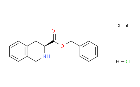 CAS No. 103733-30-8, (S)-Benzyl 1,2,3,4-tetrahydroisoquinoline-3-carboxylate hydrochloride