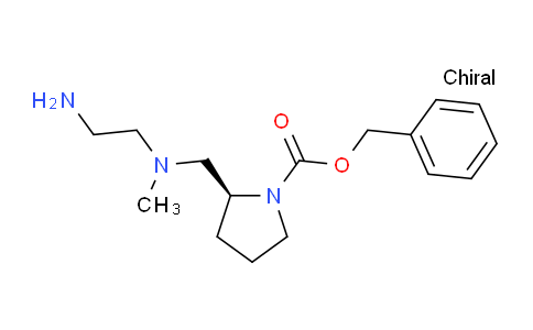 CAS No. 1354011-42-9, (S)-Benzyl 2-(((2-aminoethyl)(methyl)amino)methyl)pyrrolidine-1-carboxylate