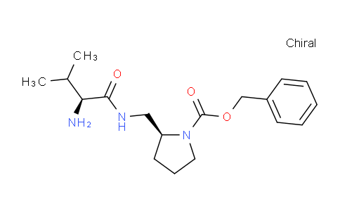 CAS No. 1401666-62-3, (S)-Benzyl 2-(((S)-2-amino-3-methylbutanamido)methyl)pyrrolidine-1-carboxylate