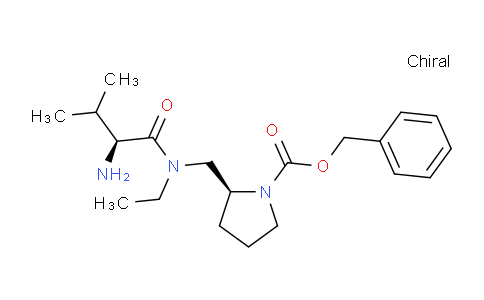 CAS No. 1401664-77-4, (S)-Benzyl 2-(((S)-2-amino-N-ethyl-3-methylbutanamido)methyl)pyrrolidine-1-carboxylate