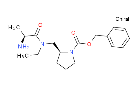 CAS No. 1401667-96-6, (S)-Benzyl 2-(((S)-2-amino-N-ethylpropanamido)methyl)pyrrolidine-1-carboxylate