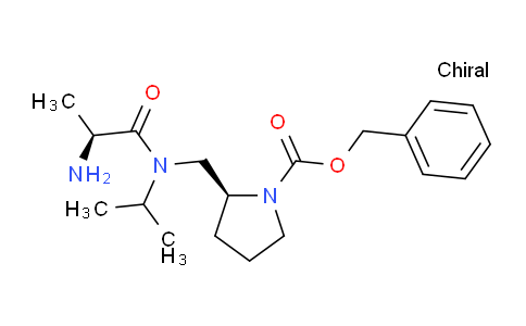 CAS No. 1401667-98-8, (S)-Benzyl 2-(((S)-2-amino-N-isopropylpropanamido)methyl)pyrrolidine-1-carboxylate