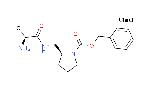 CAS No. 1401667-90-0, (S)-Benzyl 2-(((S)-2-aminopropanamido)methyl)pyrrolidine-1-carboxylate