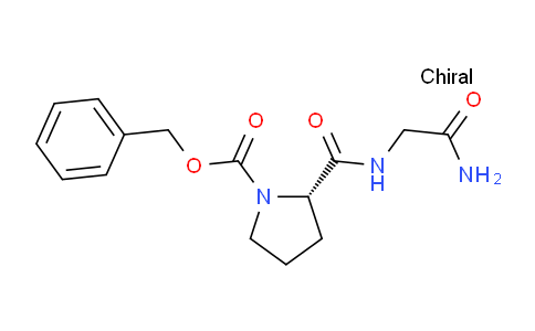CAS No. 35010-96-9, (S)-Benzyl 2-((2-amino-2-oxoethyl)carbamoyl)pyrrolidine-1-carboxylate