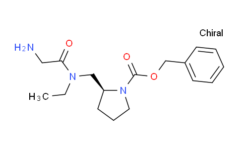CAS No. 1354016-99-1, (S)-Benzyl 2-((2-amino-N-ethylacetamido)methyl)pyrrolidine-1-carboxylate